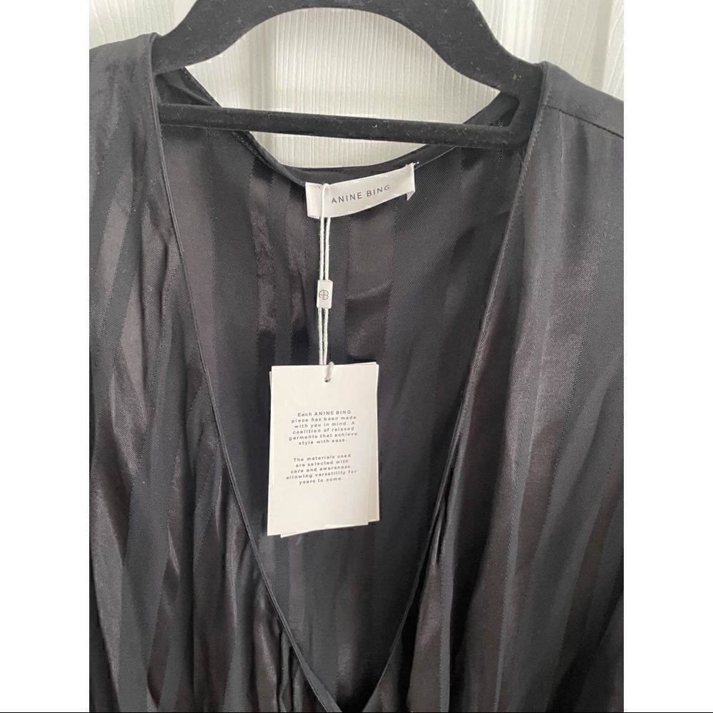 NWT Anine Bing Penelope Mini Black Dress - Picture 10 of 10
